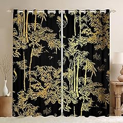 Black gold curtains for sale  Delivered anywhere in UK