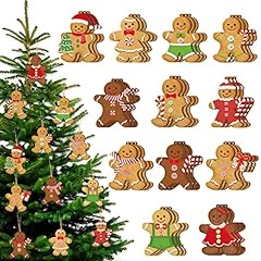 36pcs christmas wooden for sale  Delivered anywhere in USA 