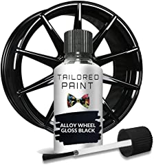 Tailored Paint Black Alloy Wheel Rim Touch Up Paint for sale  Delivered anywhere in UK