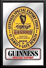 Guinness crest mirror for sale  Delivered anywhere in UK