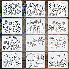 Pcs flower stencils for sale  Delivered anywhere in UK
