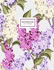 Lilac flowers notebook for sale  Delivered anywhere in USA 