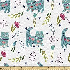 Ambesonne kittens fabric for sale  Delivered anywhere in USA 