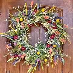 Spring wildflower wreath for sale  Delivered anywhere in USA 