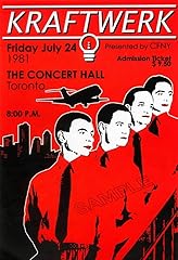 Kraftwerk poster electronic for sale  Delivered anywhere in UK