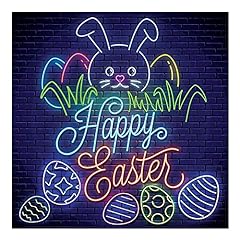 Neon light easter for sale  Delivered anywhere in USA 