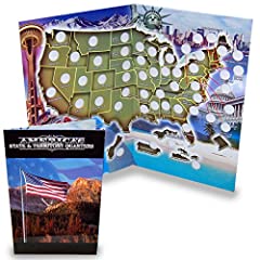 State Quarter Collection Book Folder Map for sale  Delivered anywhere in USA 