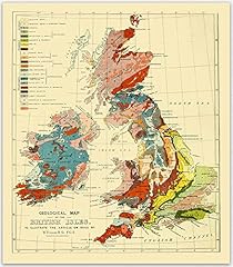 Ireland geology map for sale  Delivered anywhere in UK