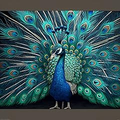 Peacock diamond painting for sale  Delivered anywhere in USA 