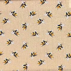Cotton fabric bee for sale  Delivered anywhere in UK