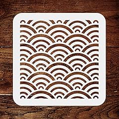 Pochoir motif vagues d'occasion  Livré partout en France