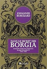 Secret borgia journal d'occasion  Livré partout en France