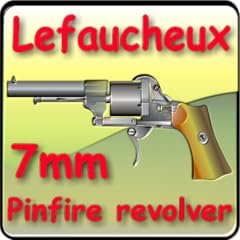 Lefaucheux pinfire revolver d'occasion  Livré partout en France