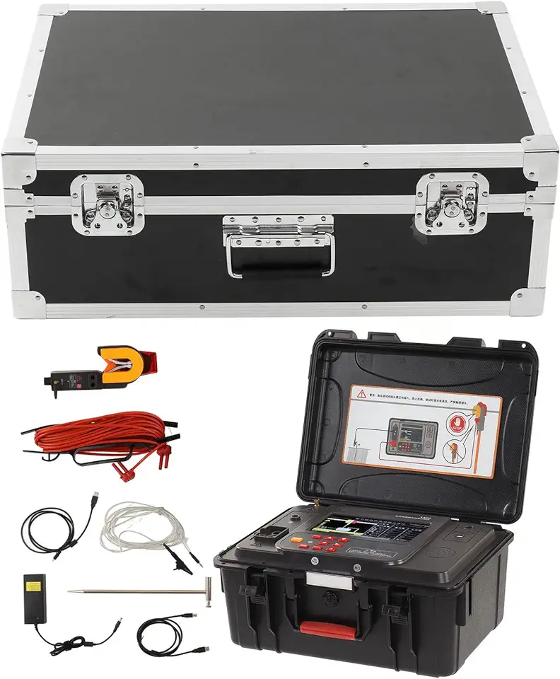 Bovenleiding Aardingsfoutdetector ABS Geluidslicht Alarmlijn Foutzoeker Foutaardingsinspectie-instrument 110-240V tweedehands  