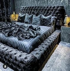 Bespoke beds black for sale  Delivered anywhere in UK