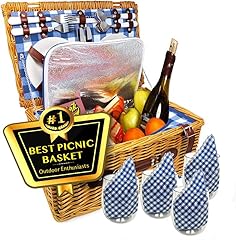 Elegant wicker picnic for sale  Delivered anywhere in USA 