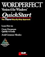 Wordperfect windows quickstart for sale  Delivered anywhere in USA 