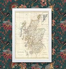 Vintage map scotland for sale  Delivered anywhere in UK