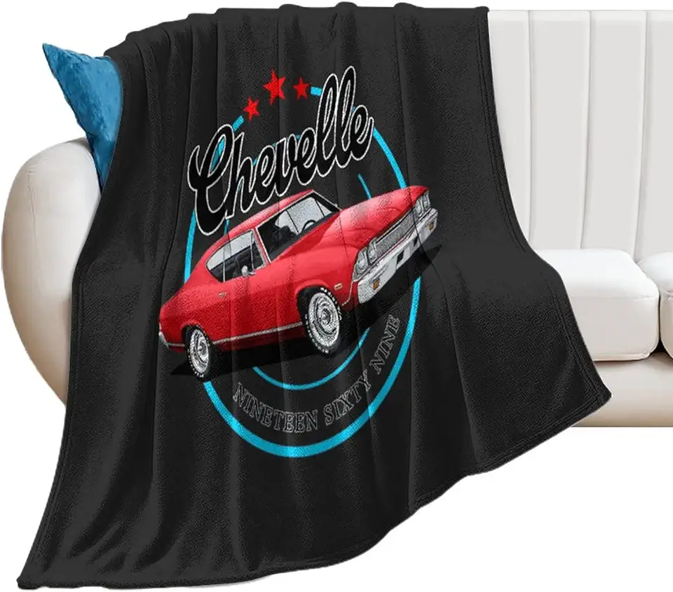 1969 Chevelle Paul Kuras Blanket Warm Adult Super Soft Blanket With Soft Anti-pilling Flannel For Adults & Kids 3D Print 40"x50" tweedehands  