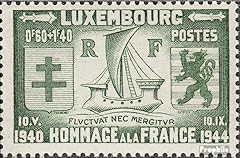 Luxembourg 343 gomme d'occasion  Livré partout en France