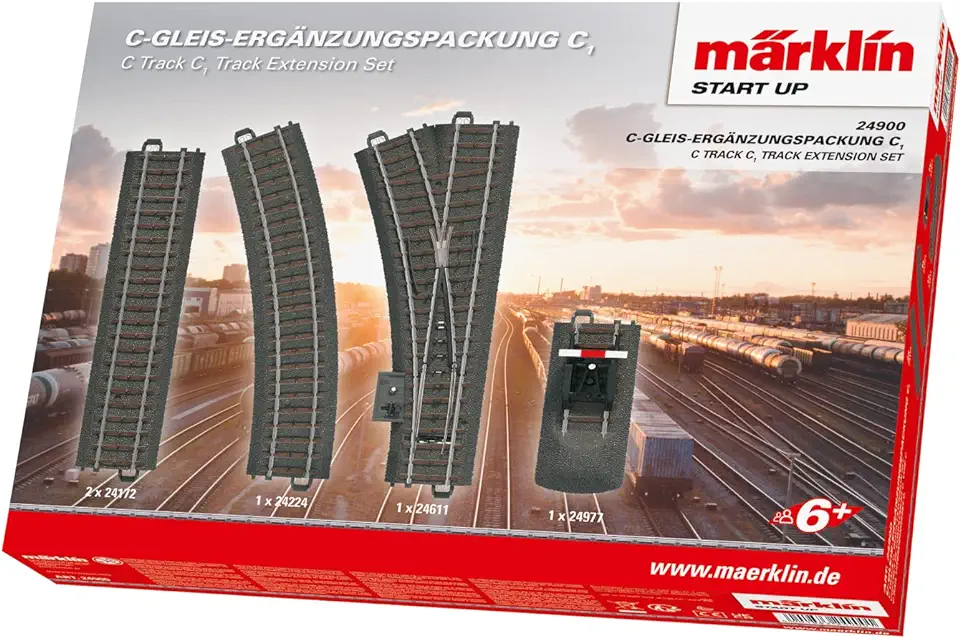 Märklin Start up 24900 - C-spoors aanvullende verpakking C1, modeltrein H0 tweedehands  