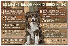 Australian shepherd metal for sale  Delivered anywhere in USA 