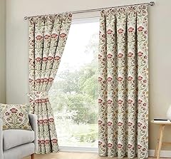 Floral chenille curtains for sale  Delivered anywhere in UK