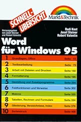 Word windows 95 gebraucht kaufen  Wird an jeden Ort in Deutschland