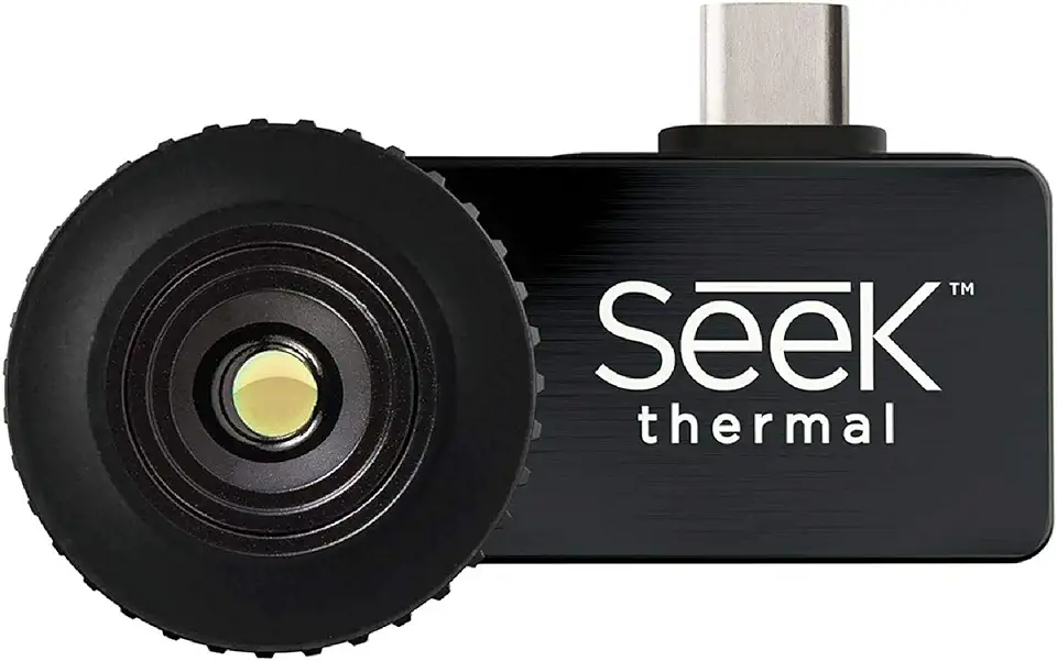 Gebruikt, Seek Thermal CW-AAA Compact Warmtebeeldcamera, met USB-C, Waterdichte Behuizing, Compatibel met Android Smartphones, Zwart tweedehands  