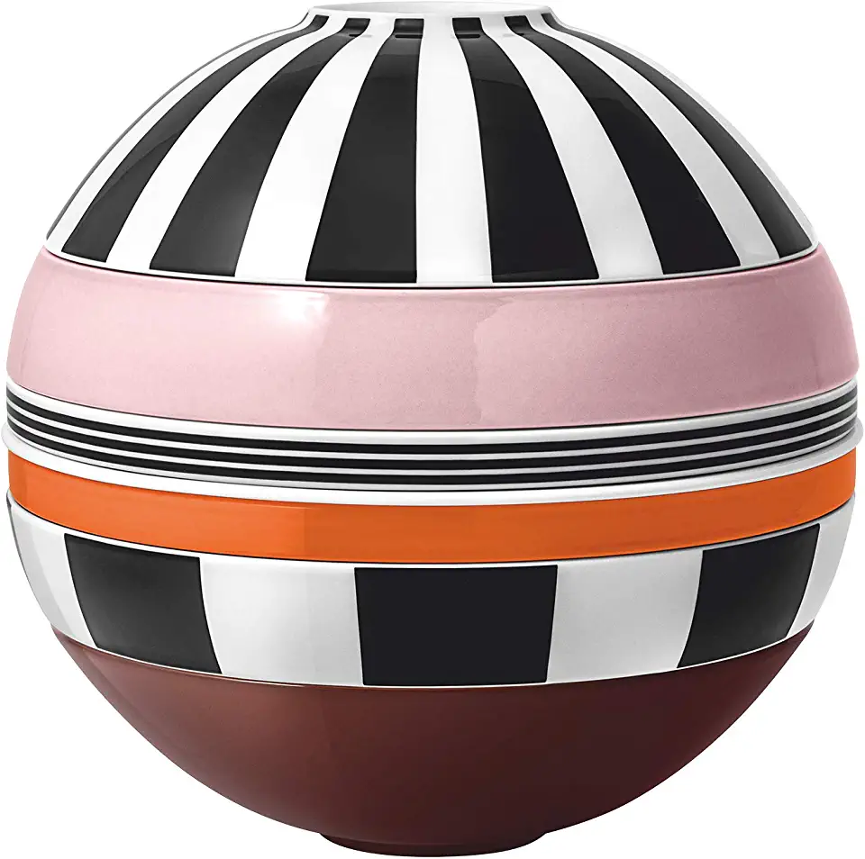 Villeroy & Boch - Iconic La Boule Memphis, servies design object met spannend oppervlak, premium porselein, vaatwasmachinebestendig, kleurrijk tweedehands  