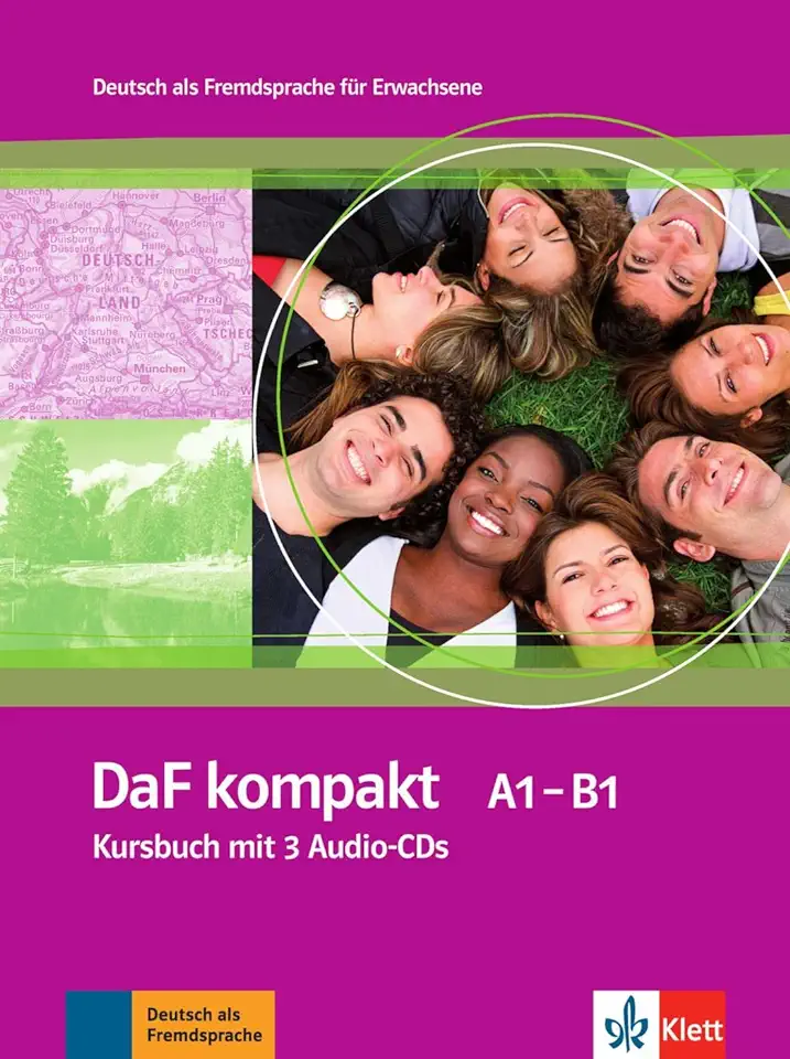 Gebruikt, DaF Kompakt - Nivel A1-B1 - Libro del alumno + 3 CD (Edición en un solo volumen): Kursbuch mit 3 Audio-CDs tweedehands  