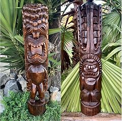 Hawaiian lono tiki for sale  Delivered anywhere in USA 