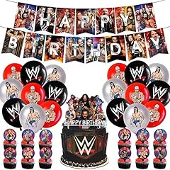 Wrestlinss theme birthday for sale  Delivered anywhere in UK