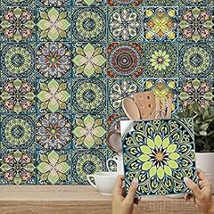 24pcs moroccan tile for sale  Delivered anywhere in UK