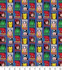 superhero quilt fabric for sale  Delivered anywhere in UK