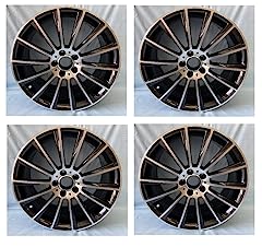 4pc black multispoke for sale  Delivered anywhere in USA 