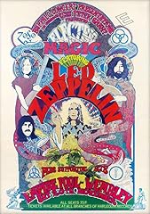Led zeppelin poster for sale  Delivered anywhere in UK