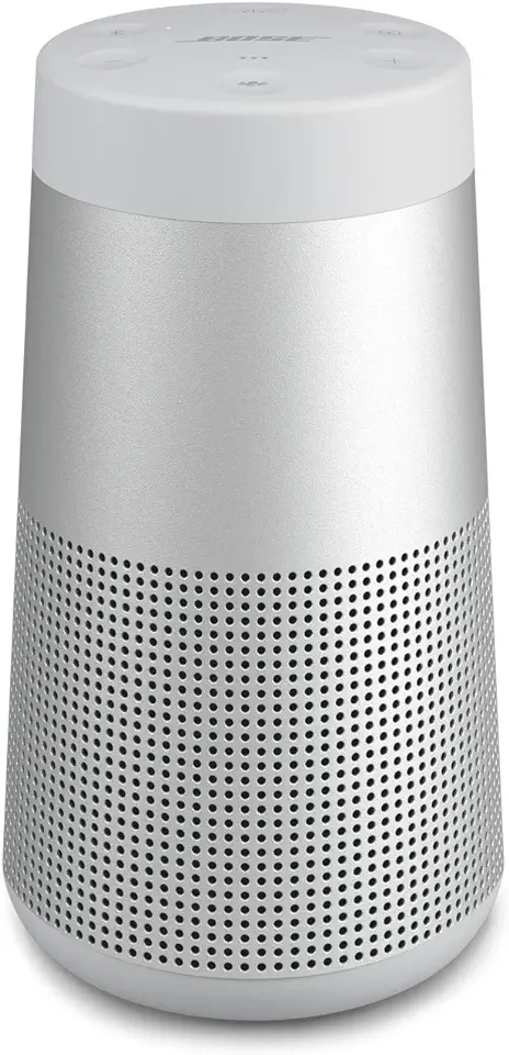 Gebruikt, Bose SoundLink Revolve (Series II) draagbare Bluetooth-speaker – Draadloze waterbestendige speaker met geluid over 360°, Zilver tweedehands  