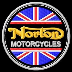 Masterpatch norton motorcycles usato  Spedito ovunque in Italia 