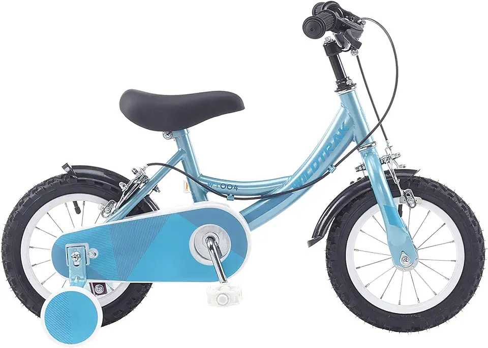 Wildtrak - 12 inch fiets voor kinderen van 2-5 jaar met steunwielen – mint tweedehands  