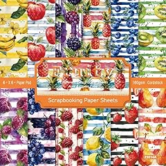 Sheets fruit scrapbook for sale  Delivered anywhere in USA 