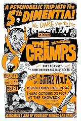 Cramps vintage poster for sale  Delivered anywhere in Ireland