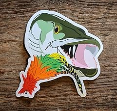 Musky fly sticker for sale  Delivered anywhere in USA 