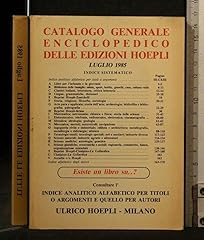 Catalogo generale enciclopedic usato  Spedito ovunque in Italia 