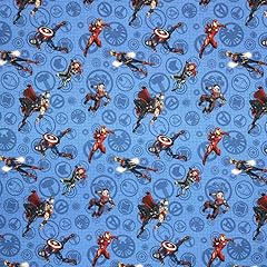 Marvel avengers fabric for sale  Delivered anywhere in UK