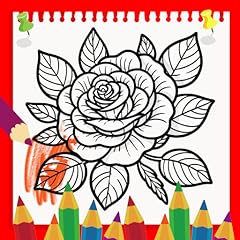 Roses coloring book for sale  Delivered anywhere in USA 
