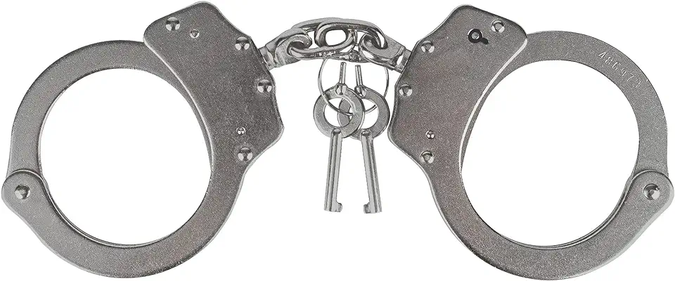 Viper TACTICAL - Professionele politie-handboeien - vernikkeld staal - met 2 sleutels - individueel serienummer tweedehands  