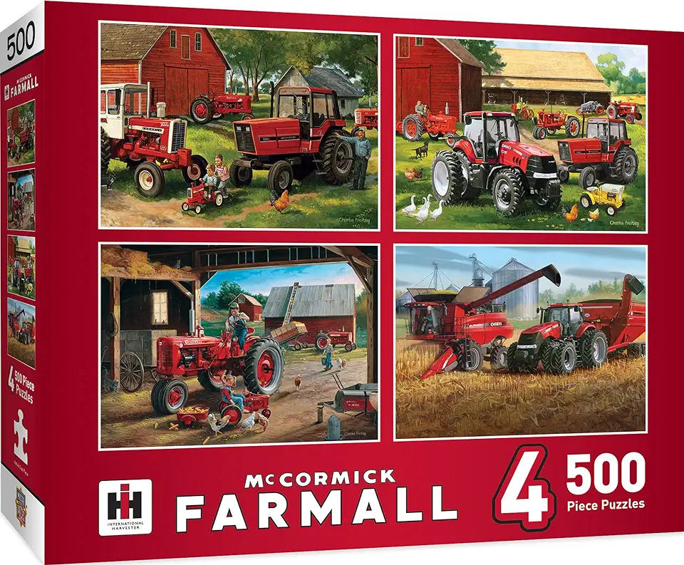500pc Farmall 4-Pack tweedehands  