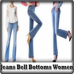 Jeans bell bottoms usato  Spedito ovunque in Italia 