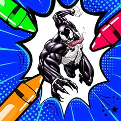 Venom coloring book usato  Spedito ovunque in Italia 